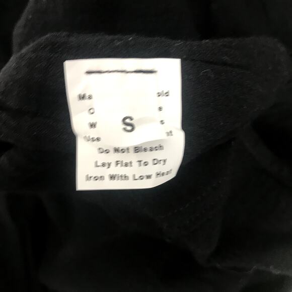 NWT Hackwith Design House black cotton oversize tank shift dress - Picture 8 of 8